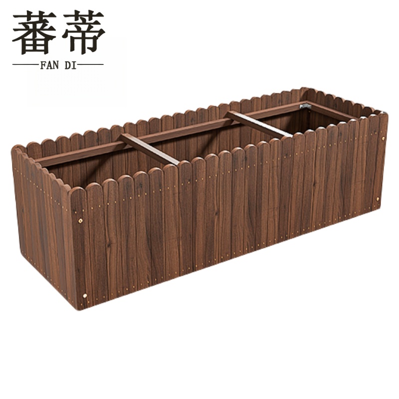 蕃蒂 实木花箱1.5米个
