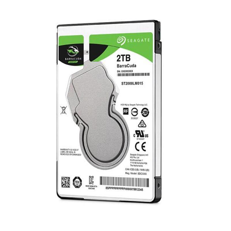 希捷(SEAGATE)酷鱼2.5英寸 2T 5400转 128M SATA3 7mm 笔记本硬盘 ST2000LM015