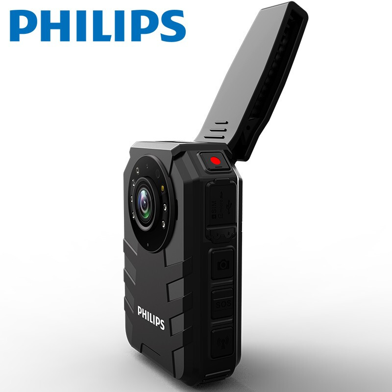 飞利浦(PHILIPS)VTR8400智能语音执法记录仪高清4G执法仪夜视随身录像仪现场无线远程传输单摄像头128G高清大图