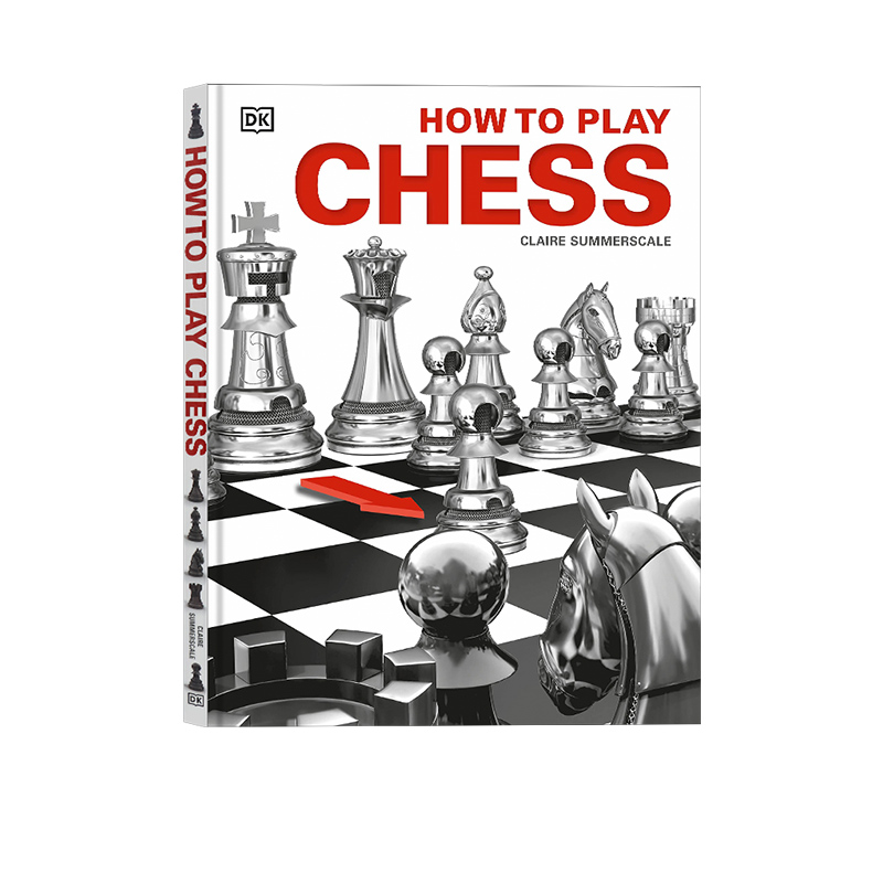 [正版]DK出品如何下国际象棋英文原版 How to Play Chess 西洋棋教程精装初学者下棋参考科普百科新手指高清大图