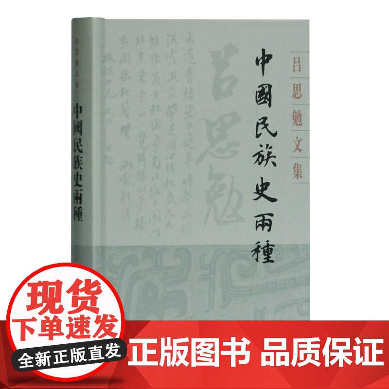 正版 中国民族史两种 吕思勉文集 民族史文化史 通述民族起源及发展史 史学爱好者参考图书 上海古籍出版社高清大图