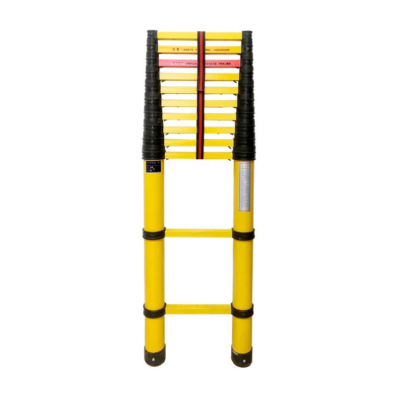 兴航发 XHF-JZJ5绝缘竹节梯5m玻璃钢绝缘升降梯鱼竿式伸缩梯耐压35kv承重100kg便携绝缘单梯工程梯