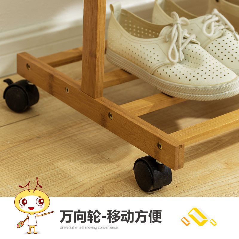 单杆式晾衣架落地简易衣帽架晾衣杆室内晒衣架卧室衣服架子挂衣架