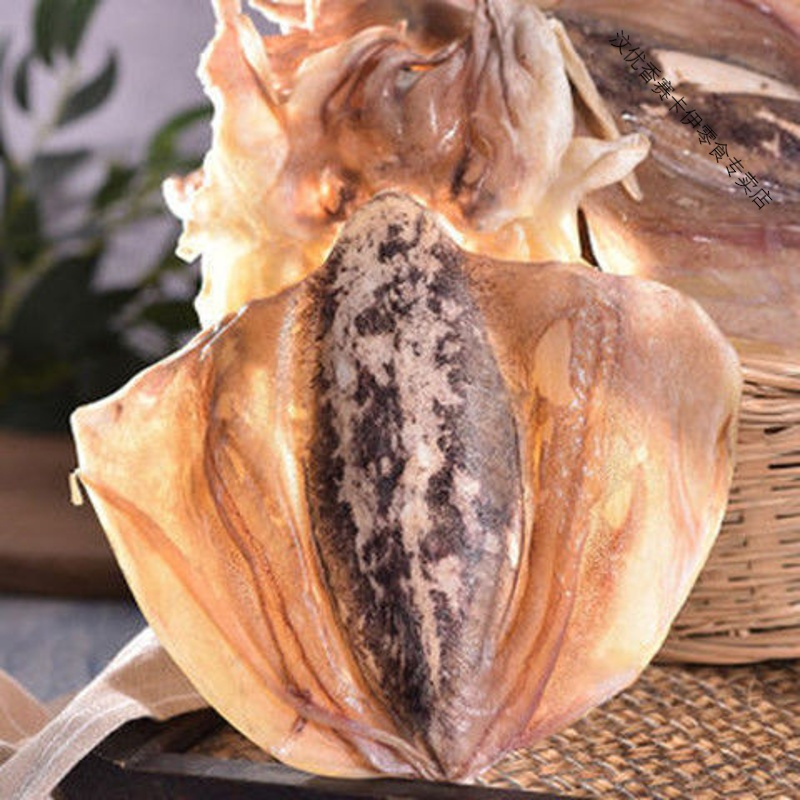 新晒干墨鱼干海鲜干货乌贼干木鱼干目鱼干小墨鱼仔250只左右煲汤