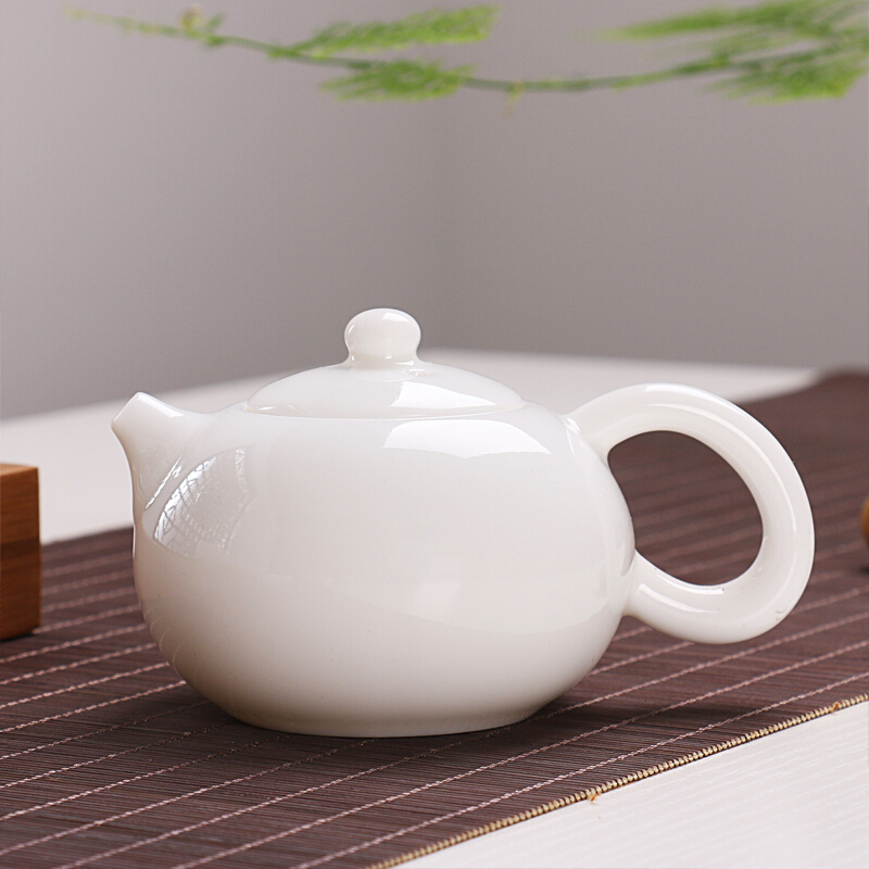 凯斯唯嘉旅行茶具套装德化白瓷便携包功夫茶具一壶三杯户外简约家用