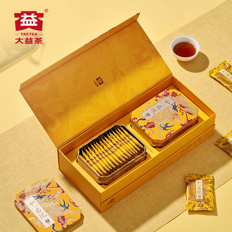 大益茶叶 和·君悦 普洱熟散茶 自己喝 伴手礼推荐 180g*1盒高清大图