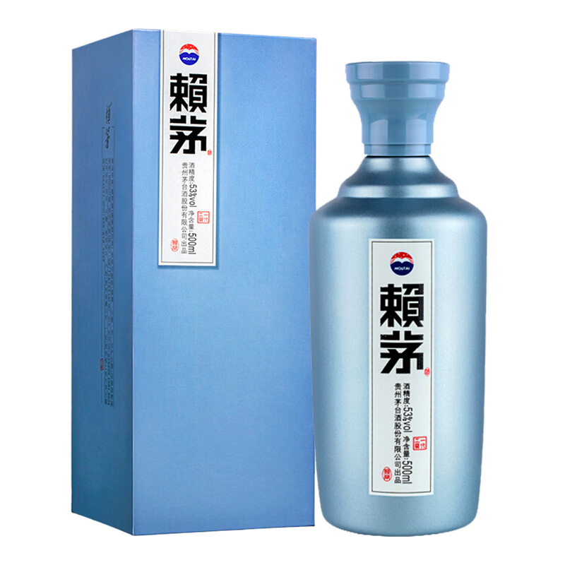 茅台 赖茅 一代工酱 单瓶 53度 500ml 酱香型 白酒 賴茅