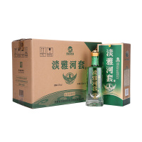 河套酒业 淡雅河套15 内蒙古浓香型白酒 38度 375ml*6 整箱装
