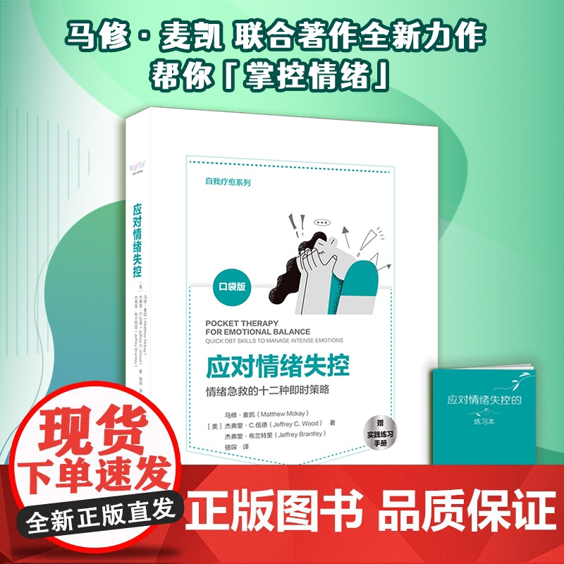 应对情绪失控:情绪急救的 马修.麦凯, 杰弗里.C.伍德, 杰弗里.布兰特里 中国科学技术出版社 正版书籍高清大图