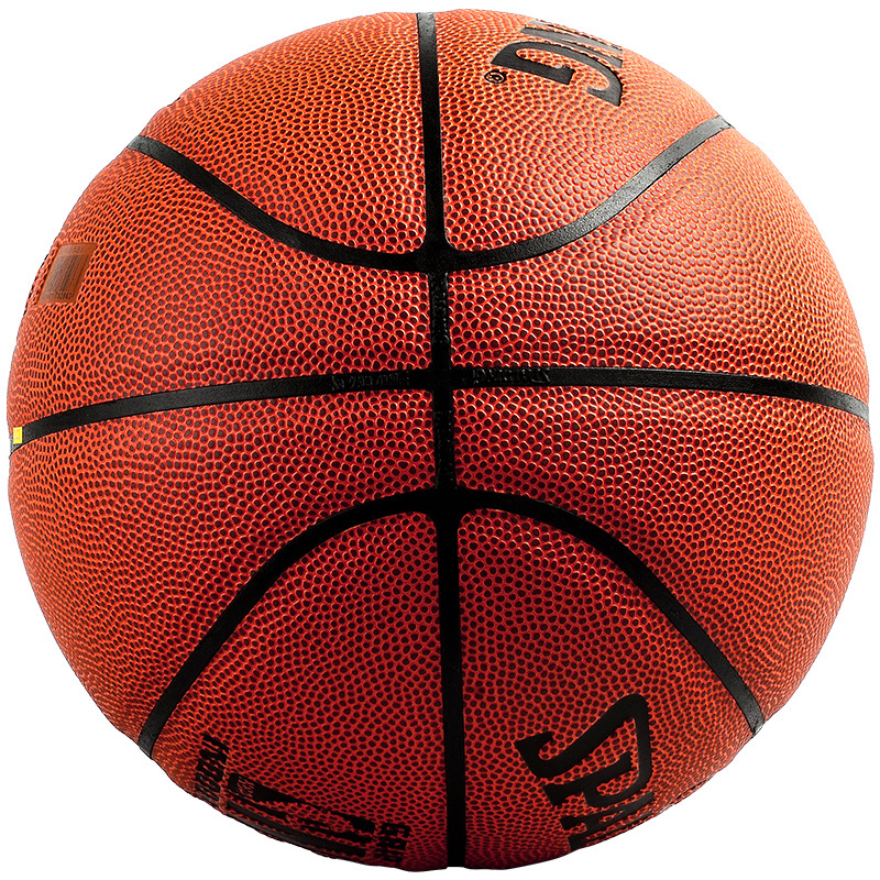 斯伯丁SPADLING篮球室内外通用NBA经典掌控5号青少年比赛篮球 74-672Y