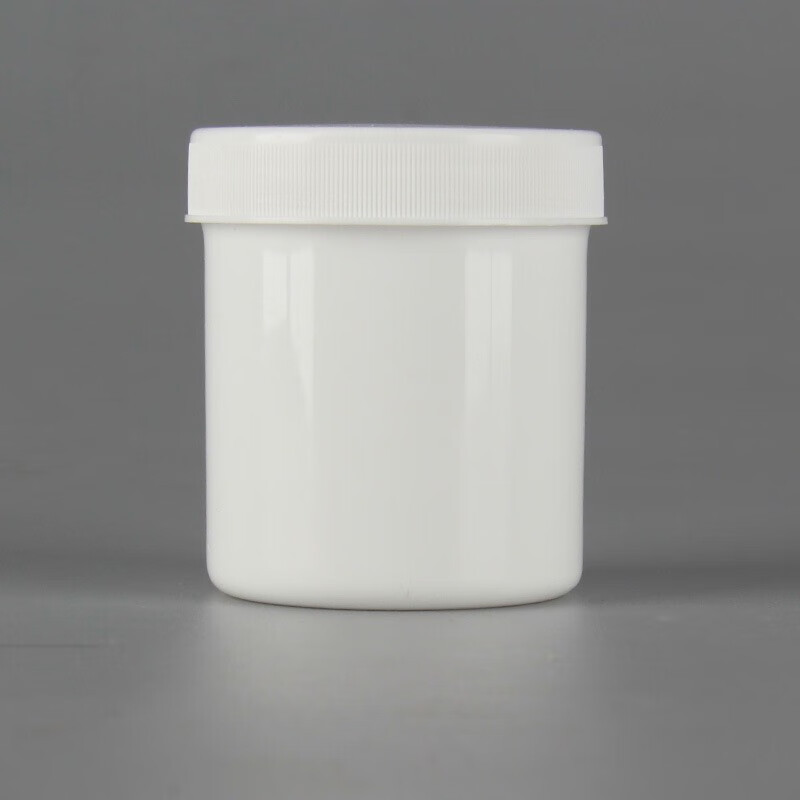 海斯迪克 HKCL-717 广口样品塑料瓶密封油墨罐直立桶 黑色250mL