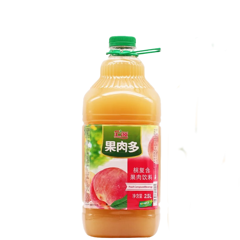 汇源 桃汁整箱果汁饮料2.5L*6桶高清大图