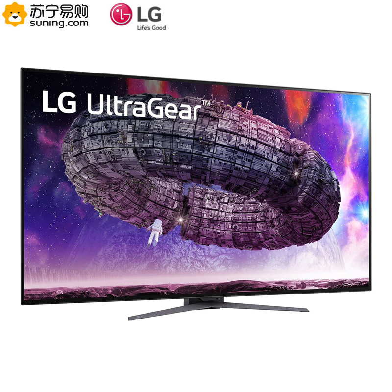 LG 47.5英寸 OLED 4K 138Hz(超频) 0.1ms (GtG) AGLR HDMI2.1 PS5 XBOX HDR 游戏 电竞 显示器 48GQ900
