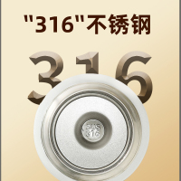 和正温显保温杯 316不锈钢成人办公出差车载水杯 男女士学生便携式随行杯子 送礼推荐生日礼物节日礼品