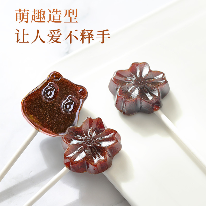 厂家直发] 青源堂牌秋梨膏莱阳梨膏棒棒糖手工梨膏糖健康零食棒棒糖80g*3罐小零食