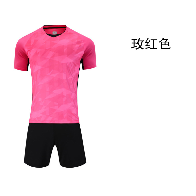 统狮 足球服 E77 套 玫红色 XL
