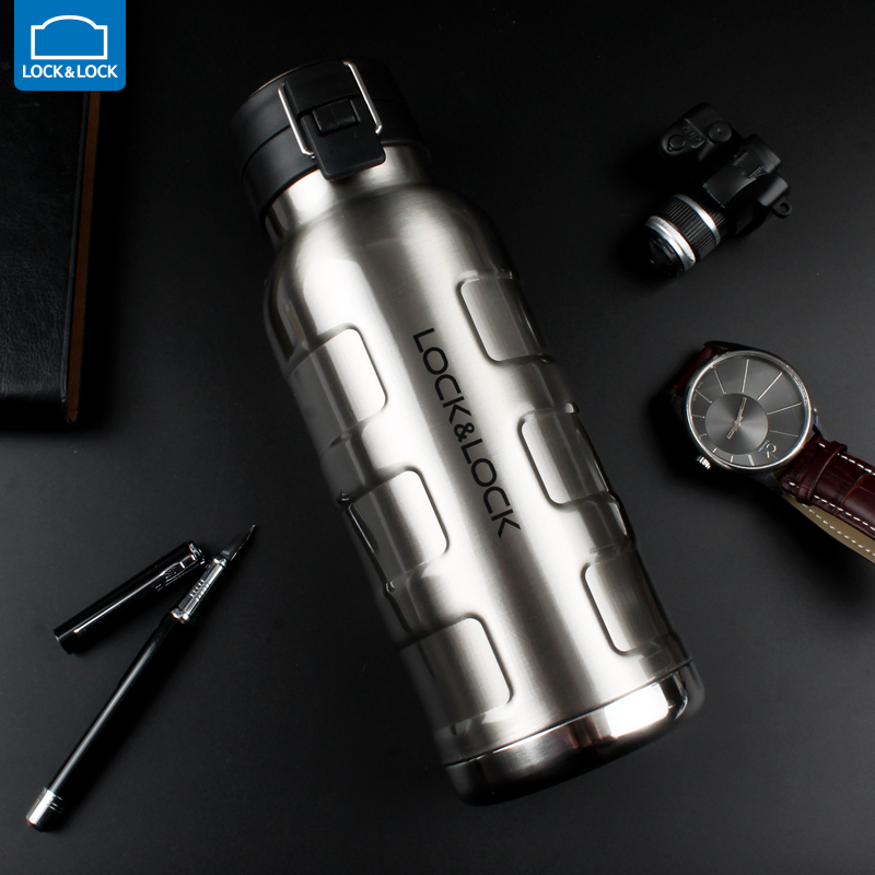 乐扣乐扣 LHC4141SLV 个性便携保温杯 保温保冷 470ml(一个装)