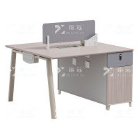 臻远ZY-NL13职员桌办公桌屏风工作卡位对坐双人位