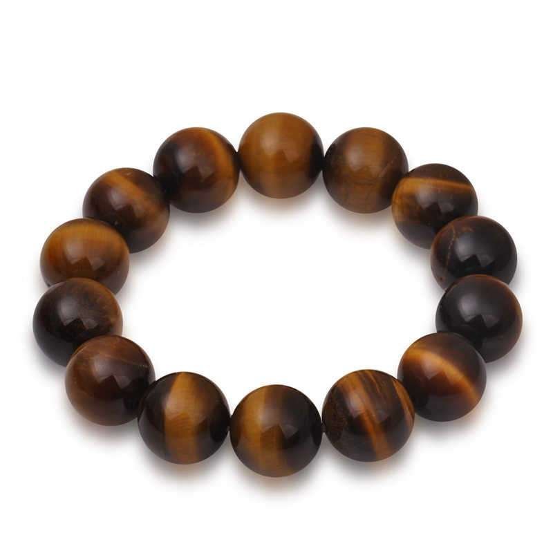 梦克拉 黄虎眼木变石手链 虎啸 图片色