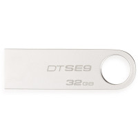 金士顿(Kingston)DTSE9 32GB U盘 全金属 钥匙扣U盘