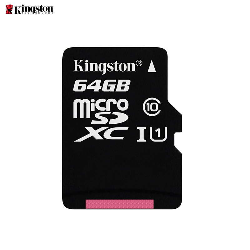 金士顿(Kingston)64GB 80MB/s TF(Micro SD)Class10 UHS-I防水抗震高速存储卡