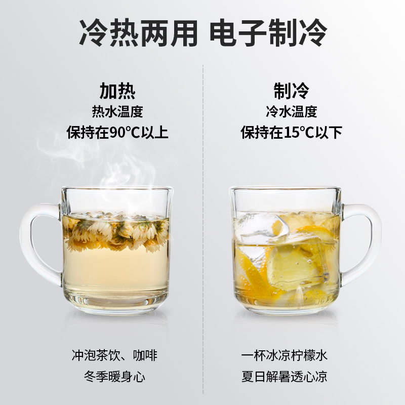 荣事达(Royalstar)电水壶台式饮水机小型家用制冷制热迷你宿舍学生桌面立式冰温热