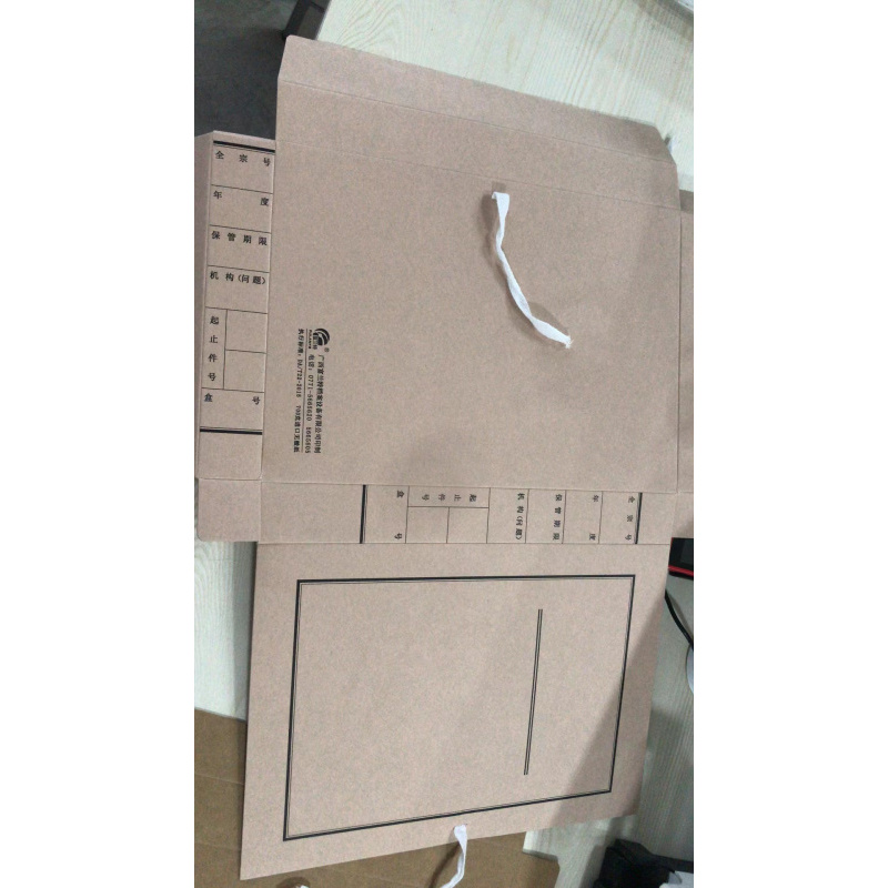 富兰特 绑带式 牛皮纸档案盒纸质文件盒310*220 30mm 10个/组 单位:组