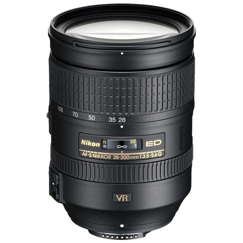 尼康(Nikon)AF-S 尼克尔 28-300mm f/3.5-5.6G ED VR 标准变焦镜头