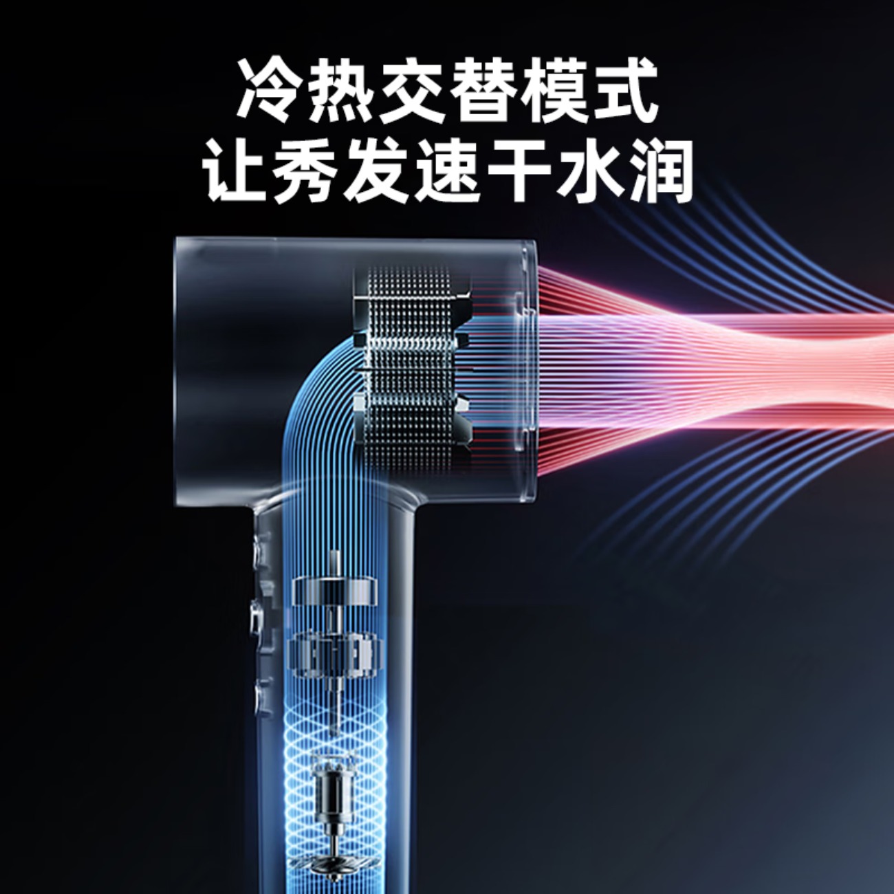 西屋家用高速吹风机负离子护发大风力风筒H6S H6S高清大图
