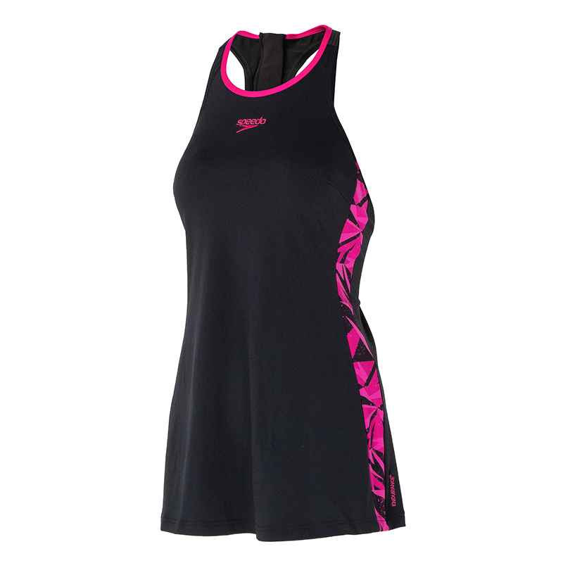 Speedo速比涛连体泳衣女装运动服游泳连衣裙8-12937G720