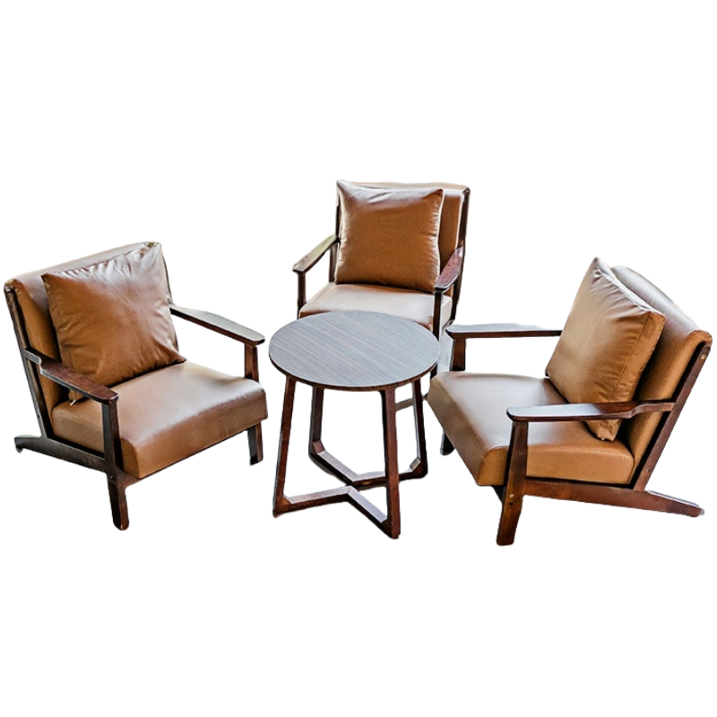 桃锦堂休闲沙发三人套高清大图