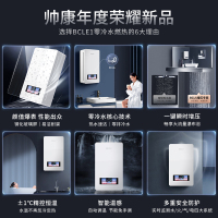 帅康(sacon)13BCLE1燃气热水器13升速热即热式家用抗风防冻增压零冷水ECO节能智能恒温以旧换新热水器天然气
