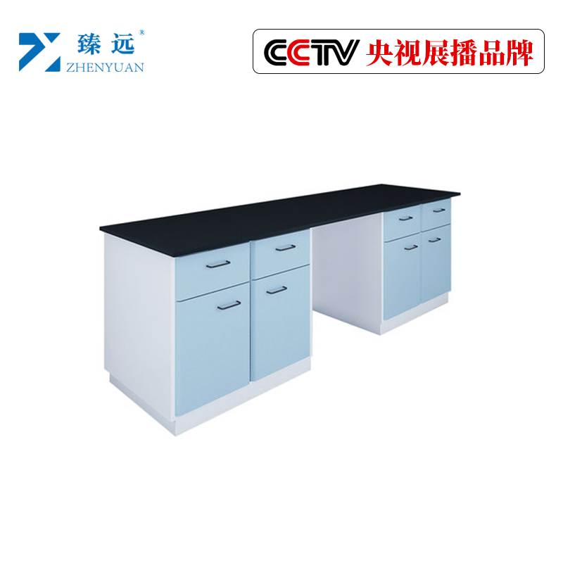 臻远操作台实验台化学试验桌 新款全钢边台2.5米 ZY-SN-0486