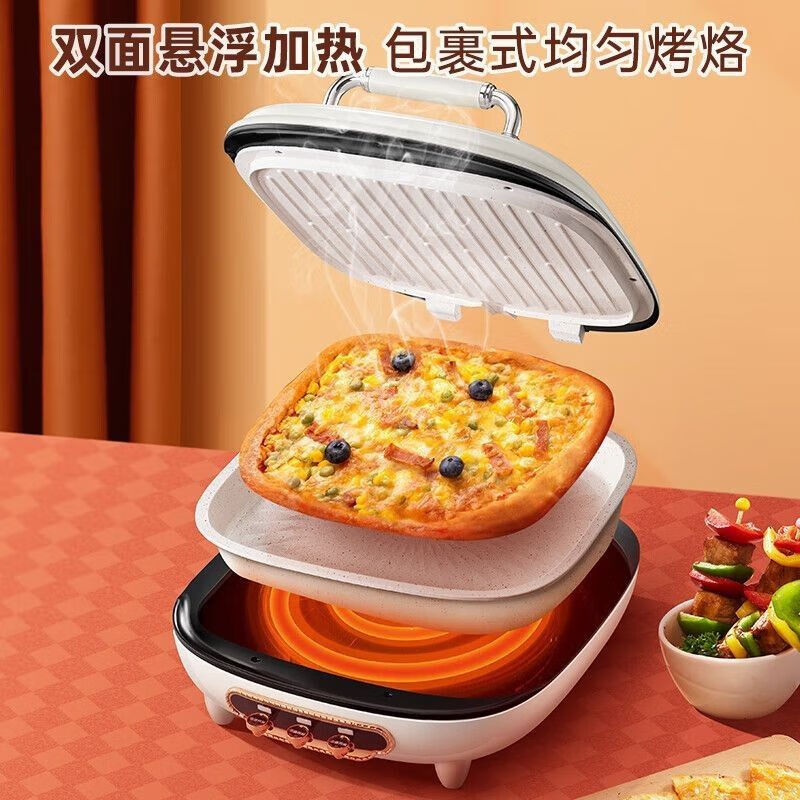 山本(SHANBEN)陶瓷电饼铛双面加热S-EL798高清大图