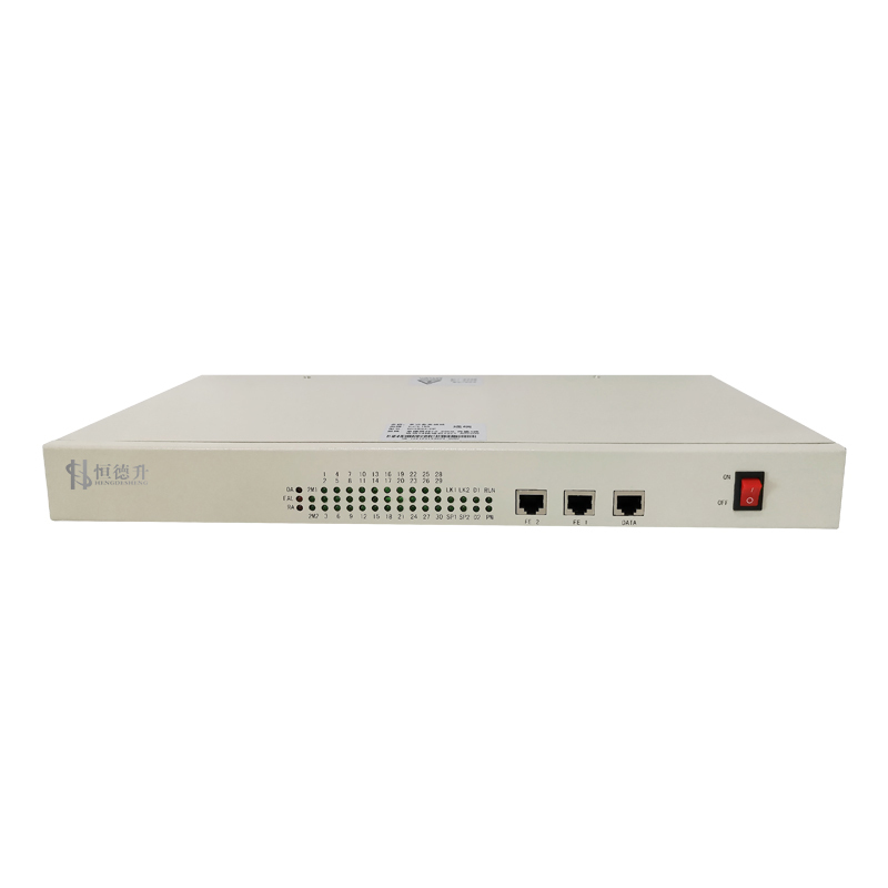 恒德升多业务光端机 2路物理隔离百兆+2E1+30电话光端机 HDS-A059SCJ3630P-30B 1对