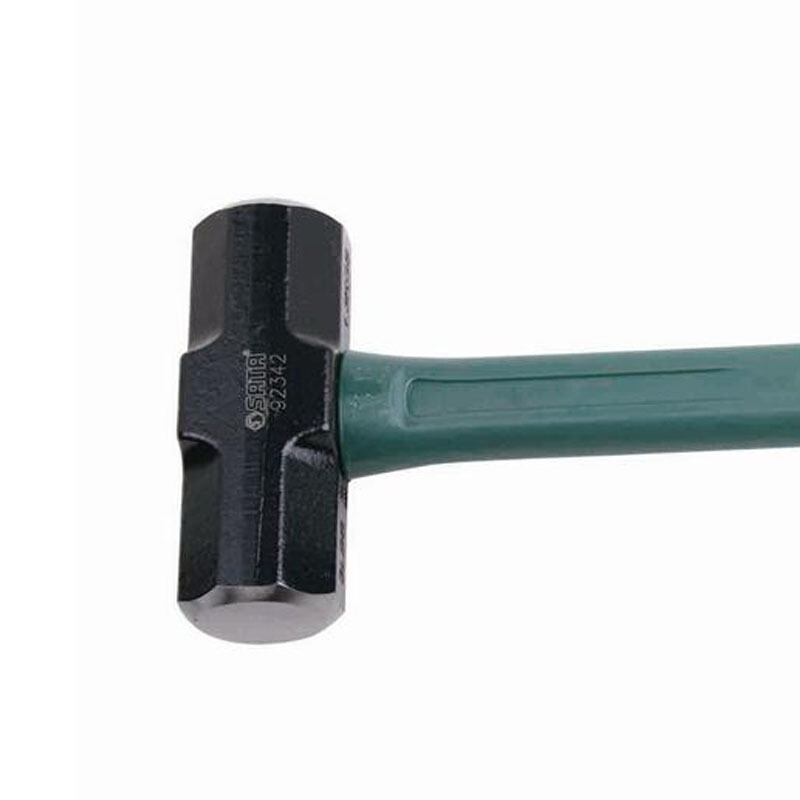 世达(SATA)纤维柄八角锤 铁榔头长方型建筑锤 14磅 92348