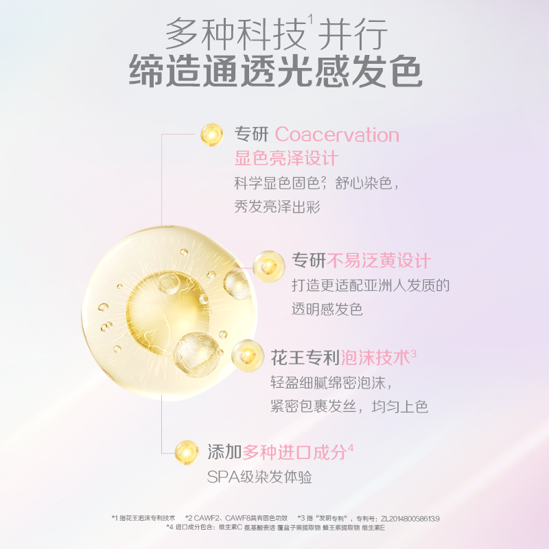 花王Liese莉婕全新泡泡染发剂明星同款泡沫染发膏高清大图