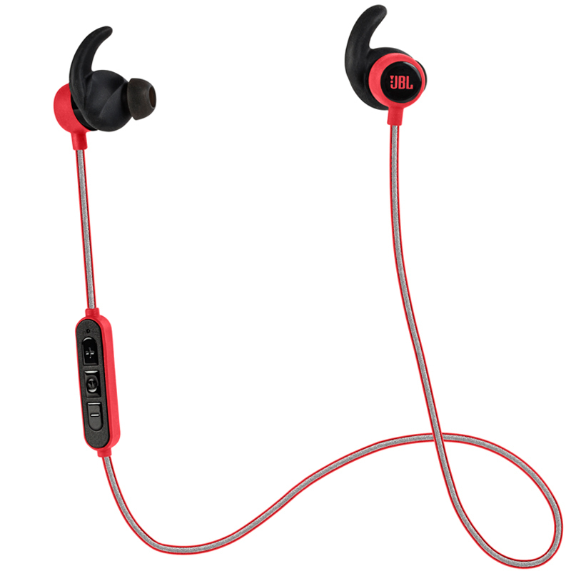 JBL Reflect mini BT 无线蓝牙运动耳机 通用入耳式运动耳机 HIFI音乐耳机 红色