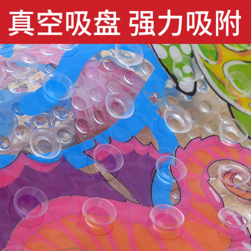 浴室防滑垫淋浴洗澡浴缸卫生间厕所卫浴防水脚垫儿童卡通可爱地垫 三维工匠高清大图