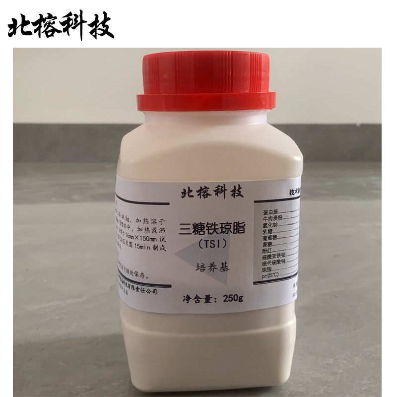 北榕科技 三糖铁琼脂 250g 瓶高清大图