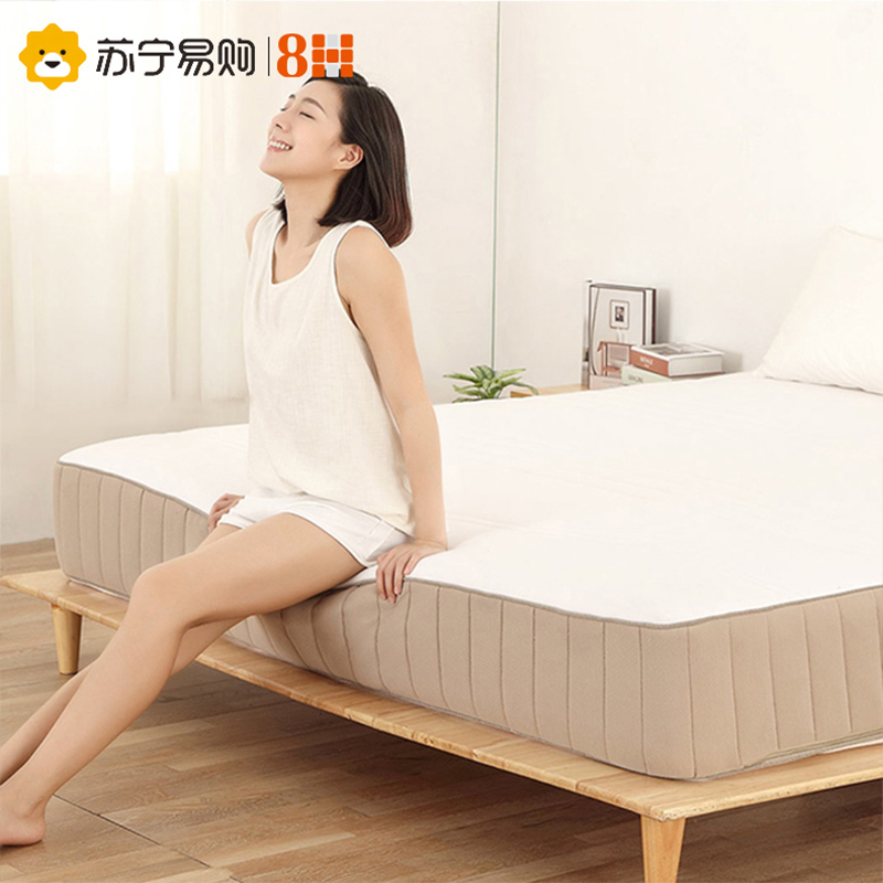 8H床垫 小米生态链企业天然乳胶床垫T3七区独袋弹簧 3cm乳胶6cm凝胶 双面睡感床垫