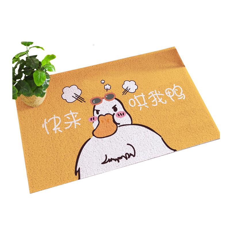 美帮汇北欧丝圈地垫进垫可裁剪入脚垫PVC家用入户口拍照地毯高清大图