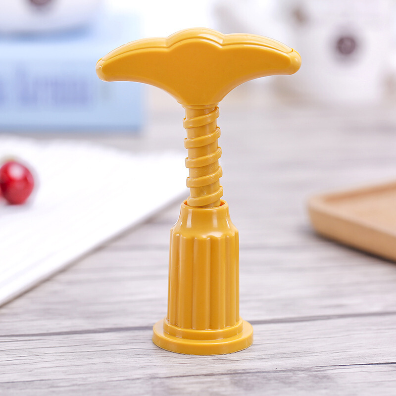 塑料螺旋红酒开瓶器 葡萄酒起子开盖器