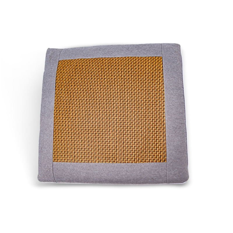 艾绒坐垫藤席夏季办公室家用全身久坐椅垫子凉席汽车艾草坐垫防滑3759Z高清大图