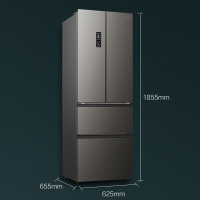 海信（Hisense）327升法式四开门节能变频家用超薄一级能效电冰箱风冷无霜 BCD-327WNK1DPT