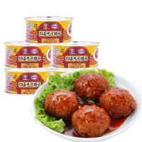梅林四喜丸子罐头280g*3罐狮子头红烧猪肉丸子熟菜菜下饭菜肉类