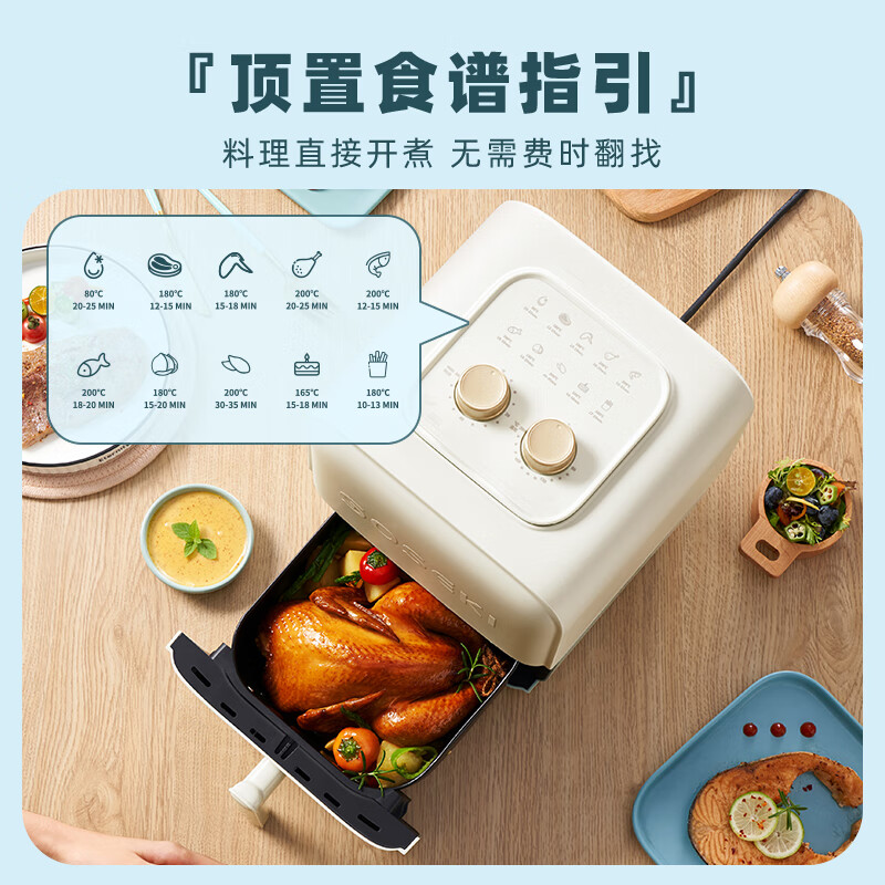 善思(Soseki) 可视化空气炸锅 SSK-KZ03 4L高清大图