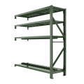 湘渭消防铁锹镐农具摆放架安保装备器材存放架绿色货架盾牌架重型-副架