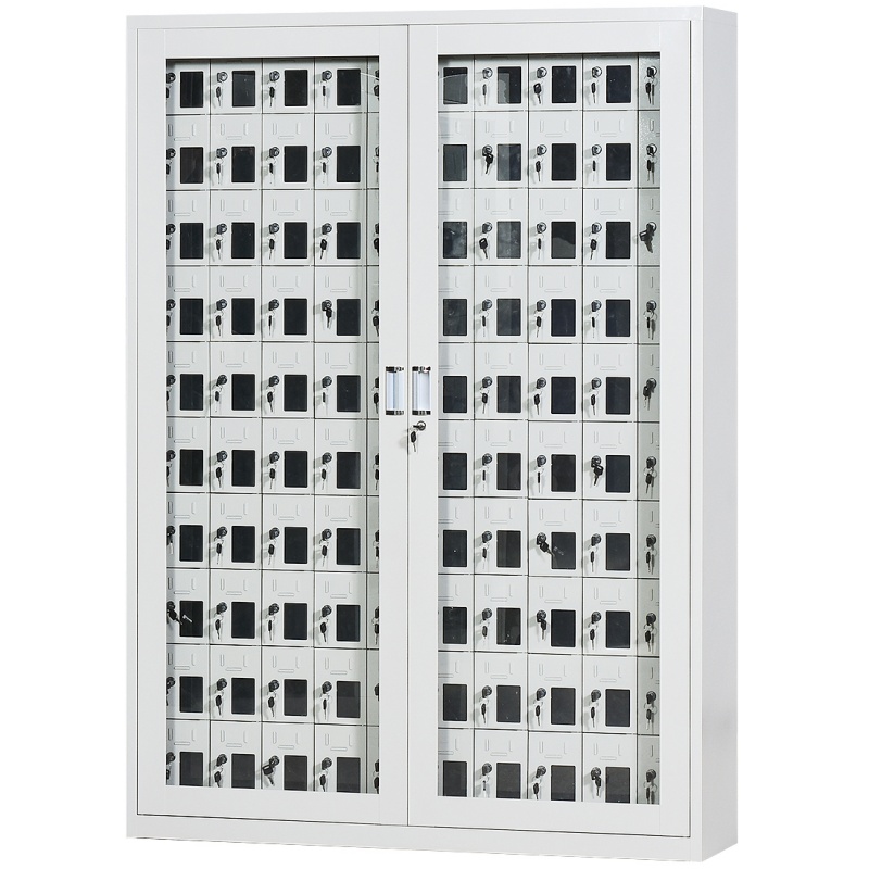首指(SZ）100门外玻手机存放柜/HY-SWBC100高清大图