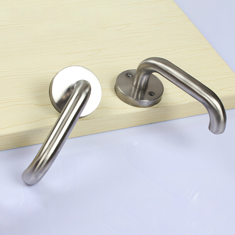 BONJEAN消防拉手不锈钢圆管防火把手逃生锁拉手防火锁把手拉手 不锈钢圆管把手高清大图